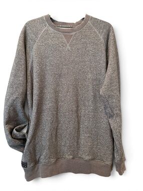 Quiksilver heather gray crewneck sweatshirt L